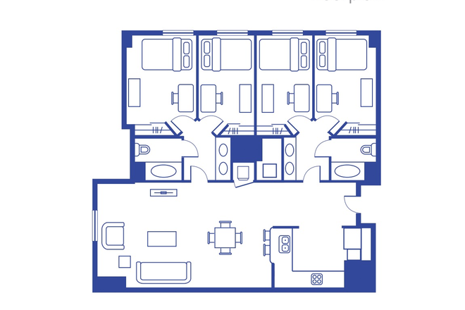 Floorplan - University View Apartments