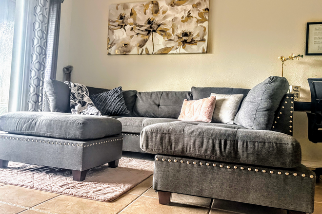 Living Room - Fully Furnished Two Bedroom Townhouse