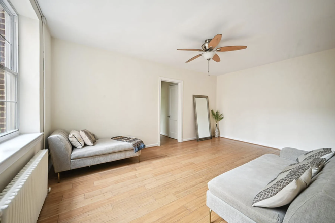 Living Room - Sun-Drenched 1BR Corner Unit | Art Deco Building | Brightwood Park | 12-Month Lease Condo