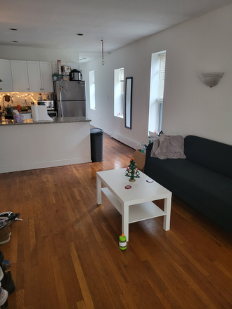 living room/kitchen - 2 bed/1bath right across from new northeastern EXP building Apartments