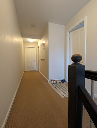 Stairs - bedroom door on the right - Summer Sublet - close to downtown Northampton Duplex