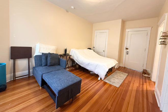 living/sleeping area - Sunny Washington Square studio with updated kitchen - NO FEE! Apartments