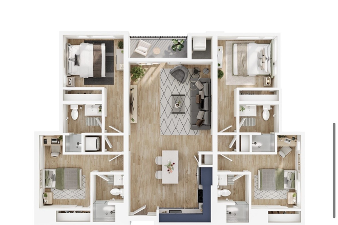 Floorplan - Current Midtown Apartment