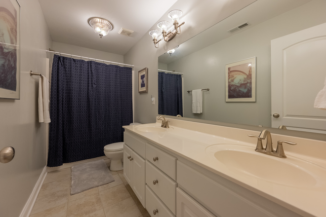 Second bathroom - Fully Furnished  - 3 bed 2.5 bath house