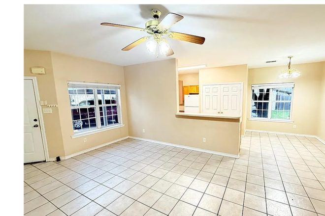 open concept living room to kitchen area - 3 Bed, 3 Bath MINUTES from Campus