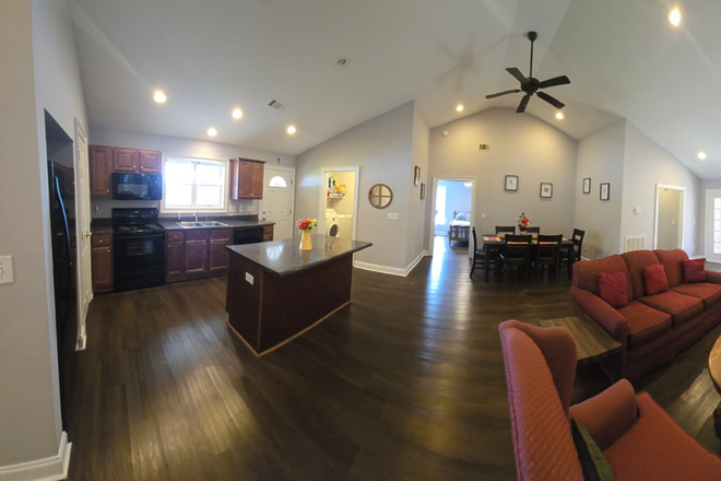 Kitchen - Room for rent in a fully furnished house, all utilities included with private bed & bath