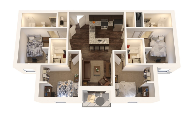 Floor Plan - College View Apartments