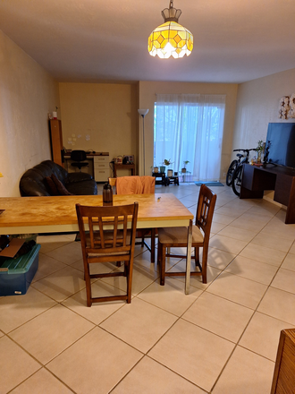 living room - Lovely 1 Bedroom 1.5 Bath Condo Walking Distance to UM Fully Furnished