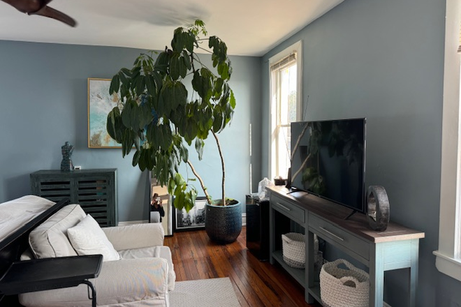 Bedroom photo with refrigerator and smart TV - House Share in Bright Sunny Friendly Home - Charles Villiage