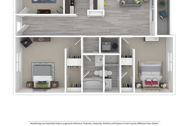 3x2 Floorplan - The Wynwood 3x2