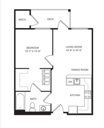 Floorplan - Affordable Lease Takeover Near University of Utah – $600/mo Apartments