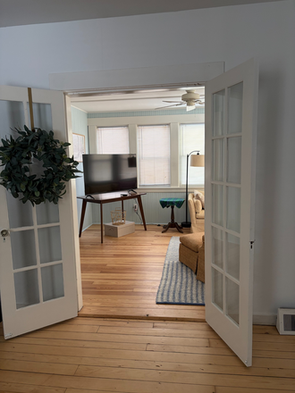 from bedroom looking into living area - One bedroom cottage suitable for single, roomates, or couple Apartments