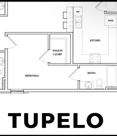 Bedroom Floorplan - The Standard Boone Apartment (Close to Campus)