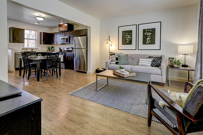 Living room and kitchen - Relet:2BR thome for PU Faculty/Staff only-South Stanworth Dr-Princeton