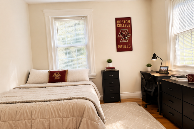 1 - BC Grad Student 2 bed for Aug 1 move in, no fee large unit walk to campus Condo