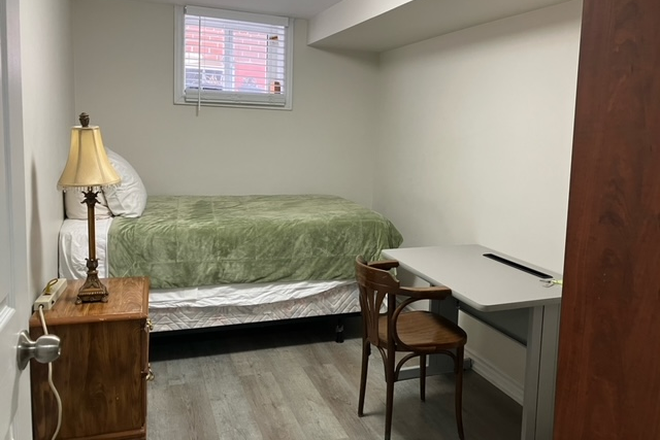 Bedroom B - Private rooms for rent in a shared basement at Thicketwood Drive