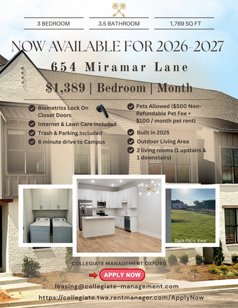 Now Available! 654 Miramar Lane! - The Reserve Phase II - 654 Miramar Lane & 656 Miramar Lane - AVAILABLE AUGUST 1, 2026 Townhome