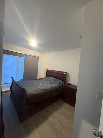 Bedroom overview - 1 Unfurnished Bedroom with ensuite bathroom (2 bedroom apartment). Laundry, dishwasher, AC in unit.