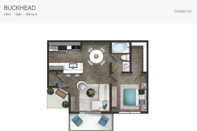 Floor Plan - 1Bed 1 Bath next to emory shuttile for lease takeover Apartments