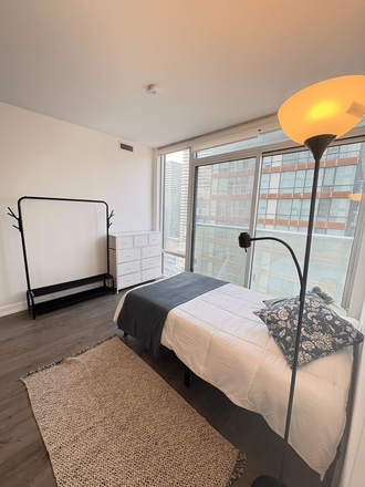 Bed D 2 - Private Flex Room for Rent - 501 Yonge St Condo