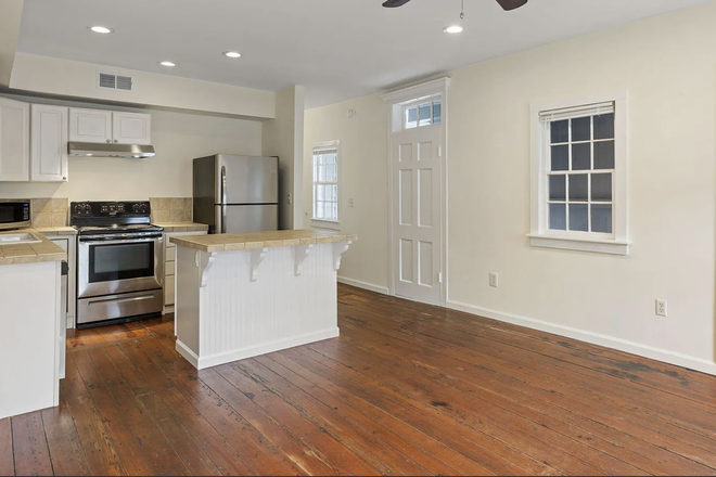 Kitchen/Living room - Unit A - lively Cannonborough Neighborhood Duplex