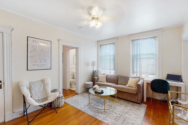 living room - Sunny Allston 1 bed with heat/hot water included - NO FEE!! Apartments