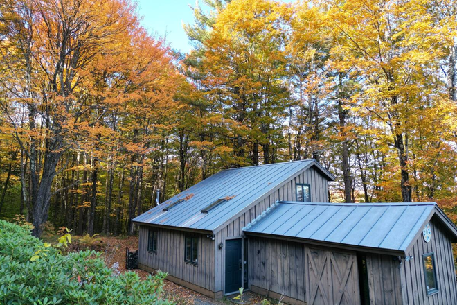 Cottage from driveway. - House w Mountain Views near campus