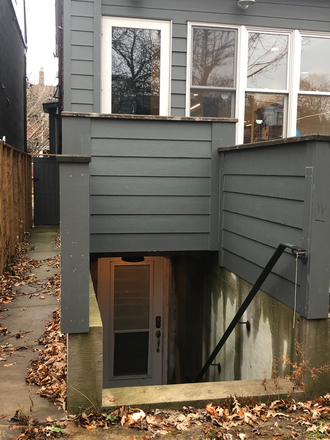 Separate entrance to Unit - All inclusive Furnished Basement Studio Apartment near Christie Subway