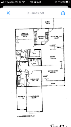Original floor plan but also has an added gas fireplace in the greatroom. Smaller concrete pad in the back. - Fenwick Commons: 2 BR, 2 Bath one story townhouse w/appx. 1638 sq. ft and a single car garage
