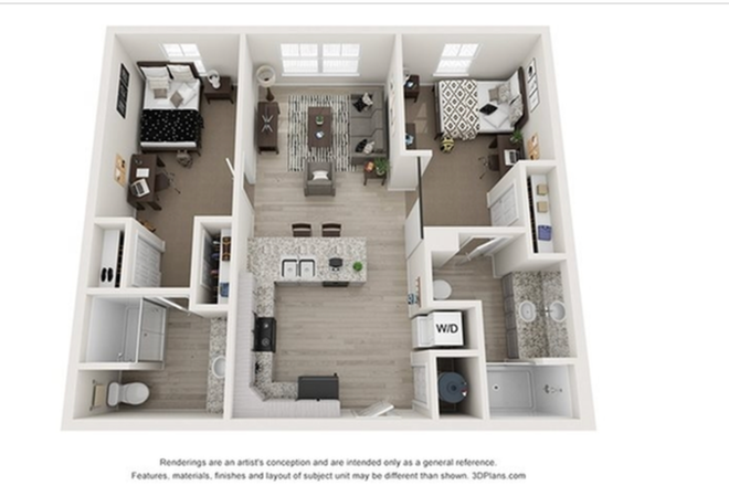 Left bedroom/bathroom - Riverswalk