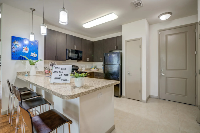 Kitchen w/Pennisula (Great for Entertaining!) - Lark Central Florida Apartments