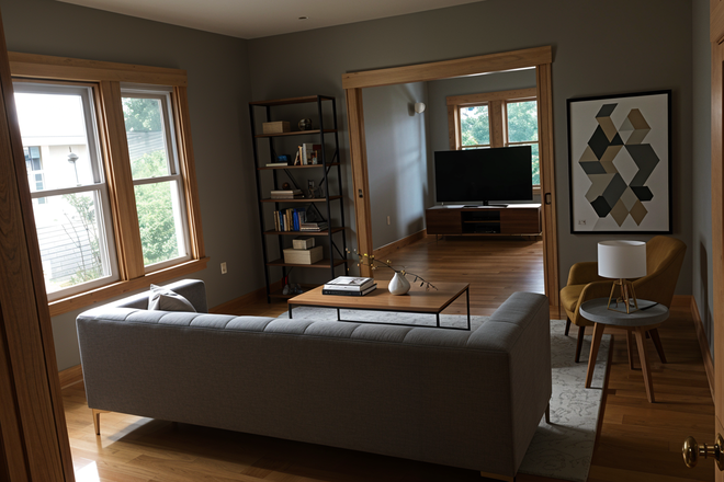 living space (virtually staged) - **NO BROKERS FEE!!** HUGE 6 Bed / 4 Bath  with parking for rent! Available 9/1/26!!