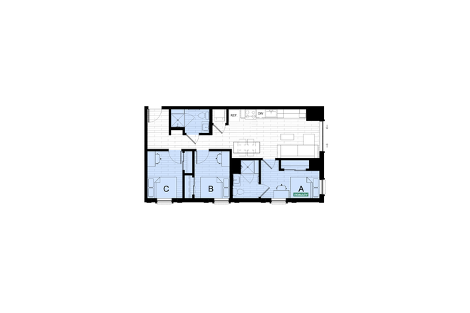 Subleasing Bedroom A - Hub on Campus