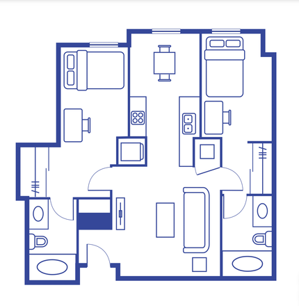 Floor plan - University View Tower I
