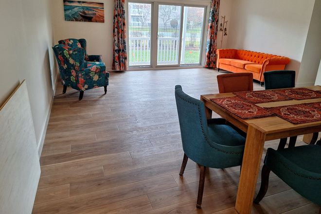 Living/Dining Room - Modern & Bright 2BD/2BA Condo near Princeton | Fully Updated & Move-In Ready
