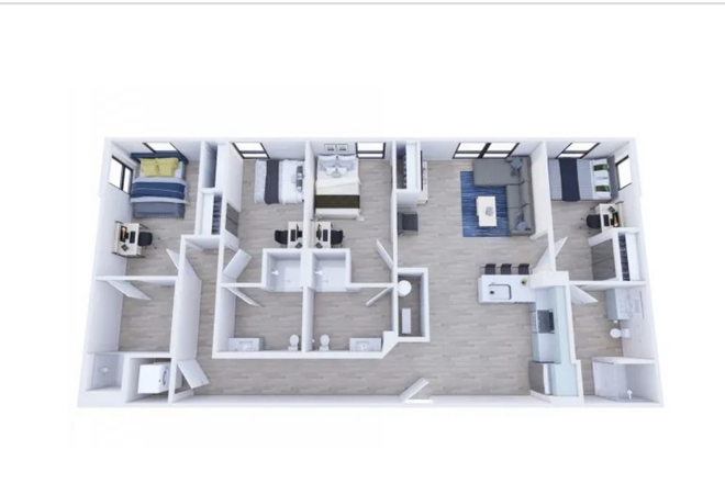 Same Floor Plan just doesn’t have the balcony in the picture and VIEW OF BRYANT DENNY!! - Union Tuscaloosa