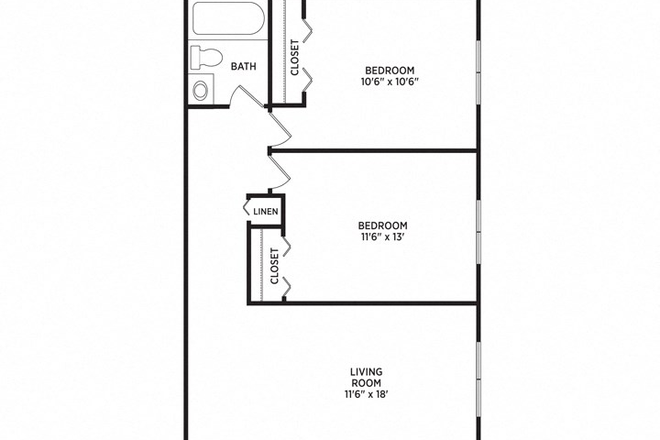 rent for the bedroom which is not near the washroom - Abbott Pointe close to campus