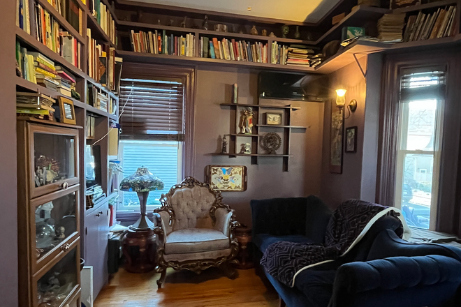 library - Stunning Bohemian home in the heart of Davis Sq.