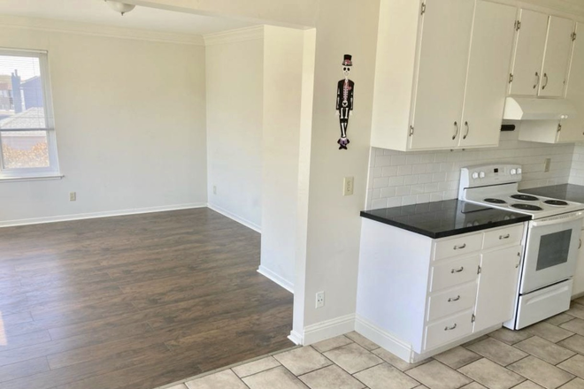 kitchen + living room entry space - Two Spacious Bedrooms Available, Perfectly Located Directly Across from Campus! Apartments