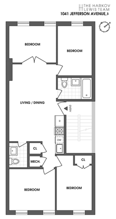 Full view of the apartment - Halsey side view Apartments