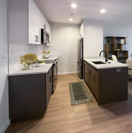 kitchen - *NO BROKERS FEE!* Stunning 1 Bed / 1 Bath w/ LAUNDRY IN UNIT! Avail. NOW! Apartments