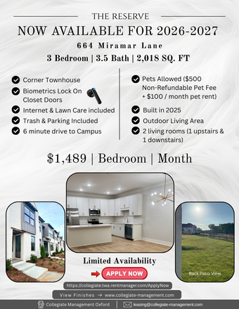 664 Miramar Lane!!! - The Reserve Phase II - 664 Miramar Lane - AVAILABLE AUGUST 1, 2026