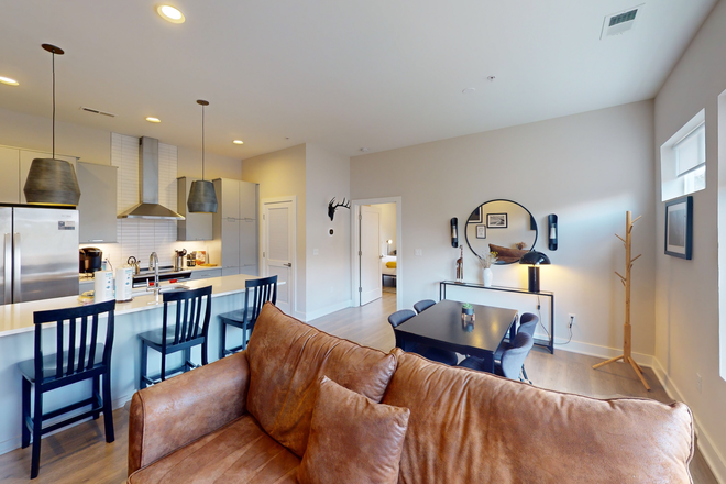 Open Kitchen, Living and Dining Room - 119 Mason Ave Unit 206 Apartments