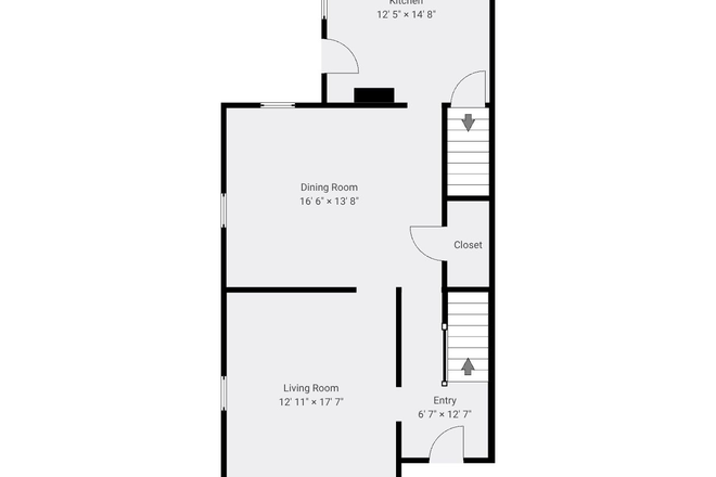First Floor Layout - Beautful House. Near colleges, hospitals, public transportation, Fenway and other activities