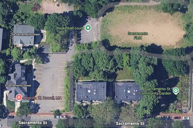 Google Maps view of neighbourhood - Cambridge apartment in historic, wood-framed house (15-minute walk from Harvard Square)