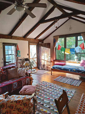 Inside view of cabin - In Town, Short Walk to UMass or Amherst College, Sept. 1, 2025 - May 31, 2026