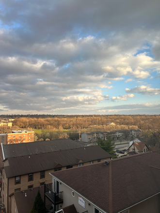 View from living room - VERVE West Lafayette Apartments