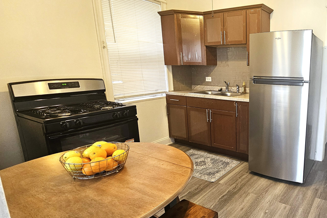 Updated kitchen with stainless steel appliances - All-Inclusive Furnished 2BR | No Utility Bills | Garage Parking | Convenient to UIC (25–30 Min) Apartments