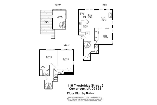 apartment - harvard/MIT/3 bedroom/2.5 bathroom
