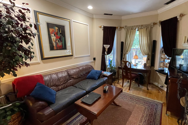 Living Room - Charming Fully Furnished Spacious 1 Bedroom Apartments